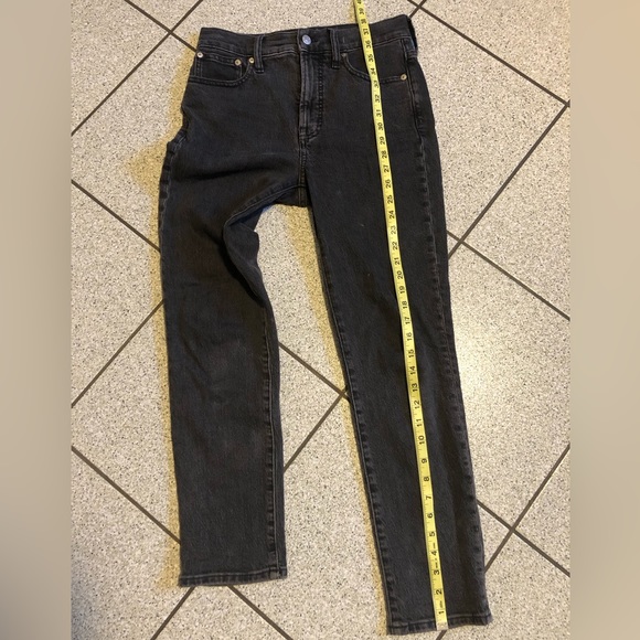 Madewell the Perfect Vintage Jean in Lunar Wash Size Waist 25 Grey Wash - Picture 11 of 16